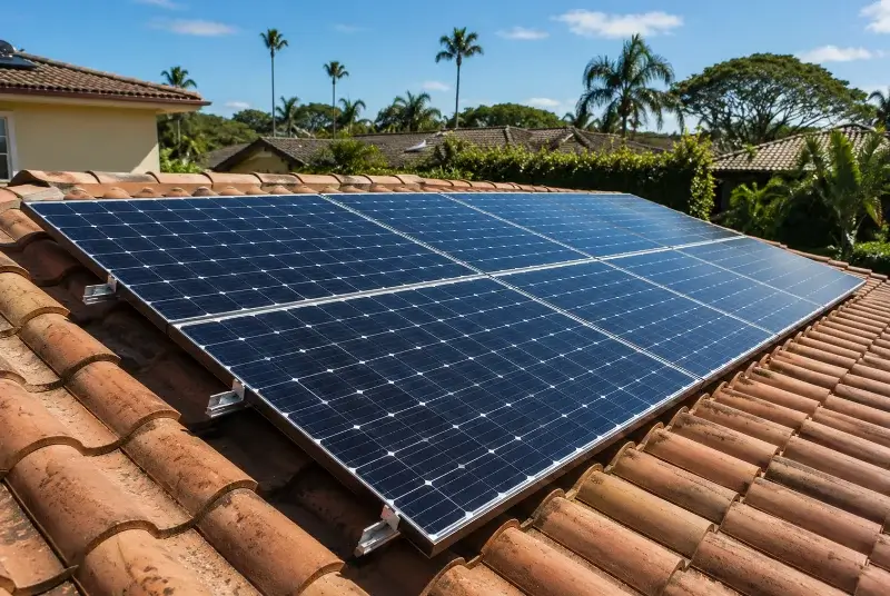 Installation de panneaux solaires à la Boissière-en-Gâtine